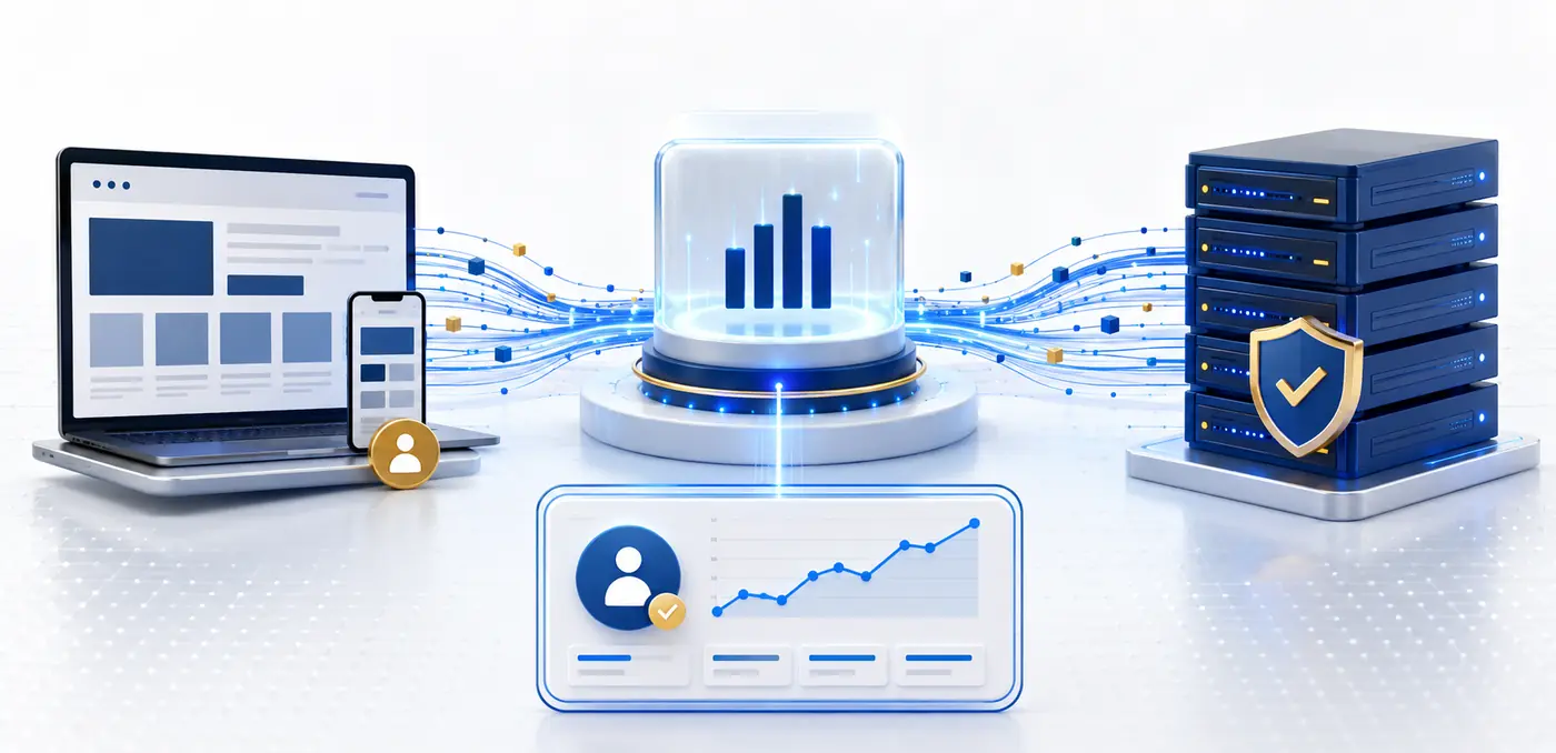 Meta Pixel and Conversions API browser and server event tracking architecture